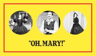 ‘It’s a big win for queer people’: Inside the camp chaos of Oh, Mary! with Mason Alexander Park and Dino Fetscher