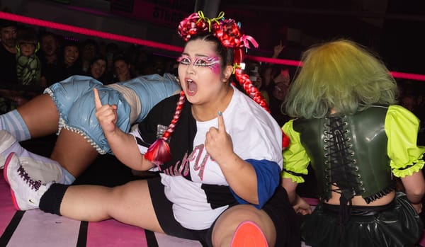 The all-female Japanese wrestling team is combining queer-coded villains, high impact makeup and elaborate moves.